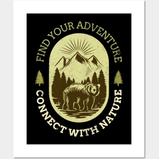 Find Your Adventure Connect With Nature Posters and Art